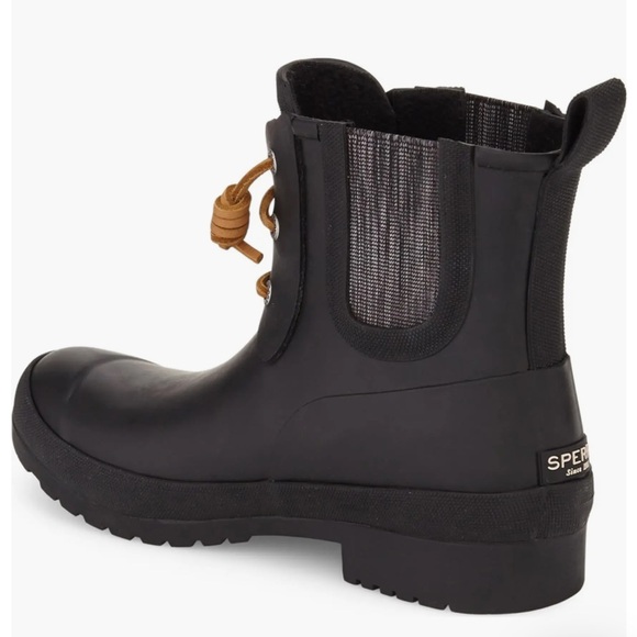 Sperry Walker Steam Waterproof Rain Boots, in Black, Size 8 - Picture 2 of 12